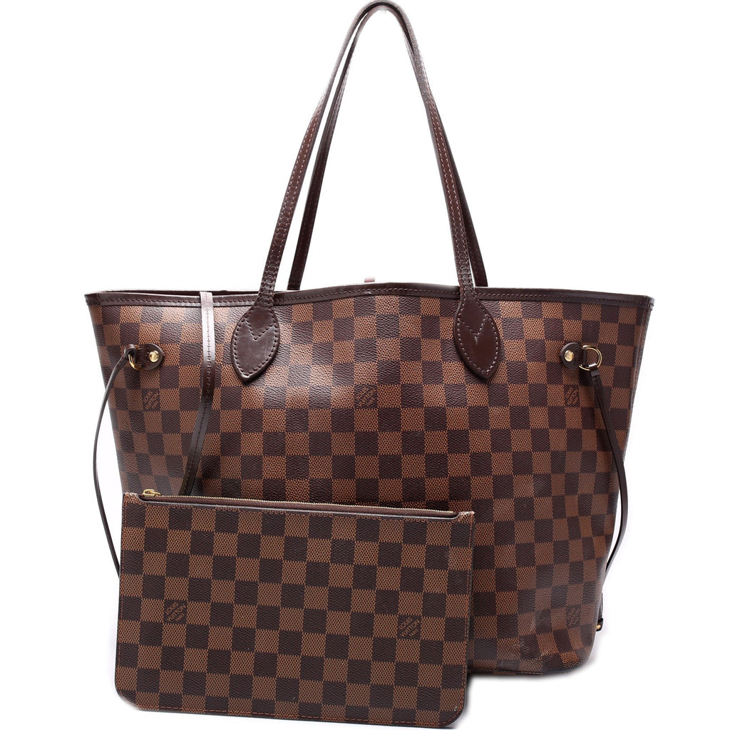 Neverfull w/Wallet MM Damier Ebene