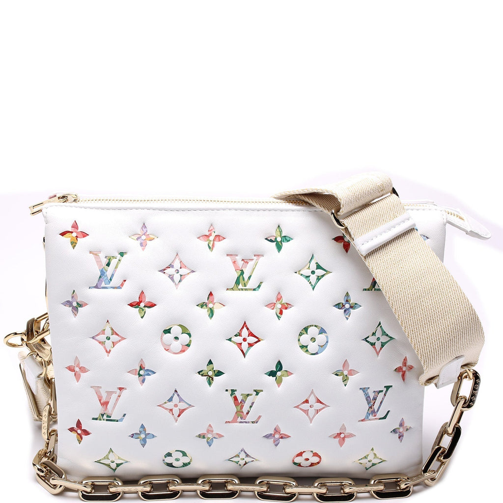 Coussin PM LV Garden Lambskin