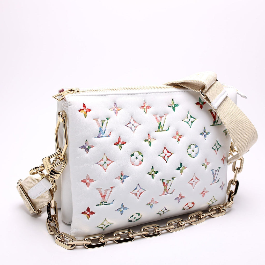 Coussin PM LV Garden Lambskin