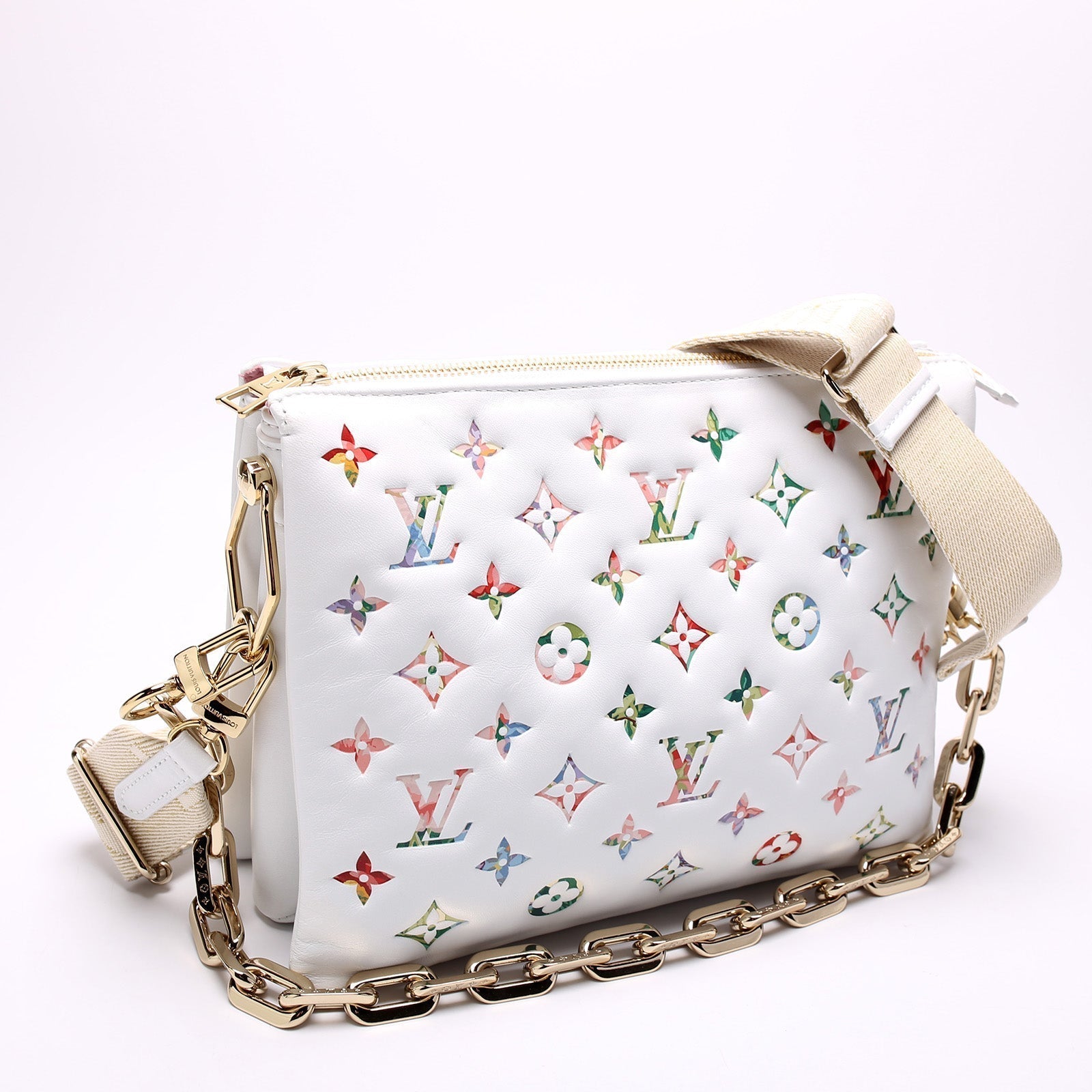 Coussin PM LV Garden Lambskin