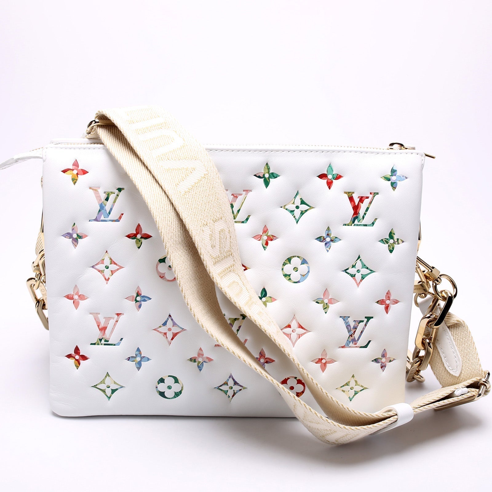 Coussin PM LV Garden Lambskin