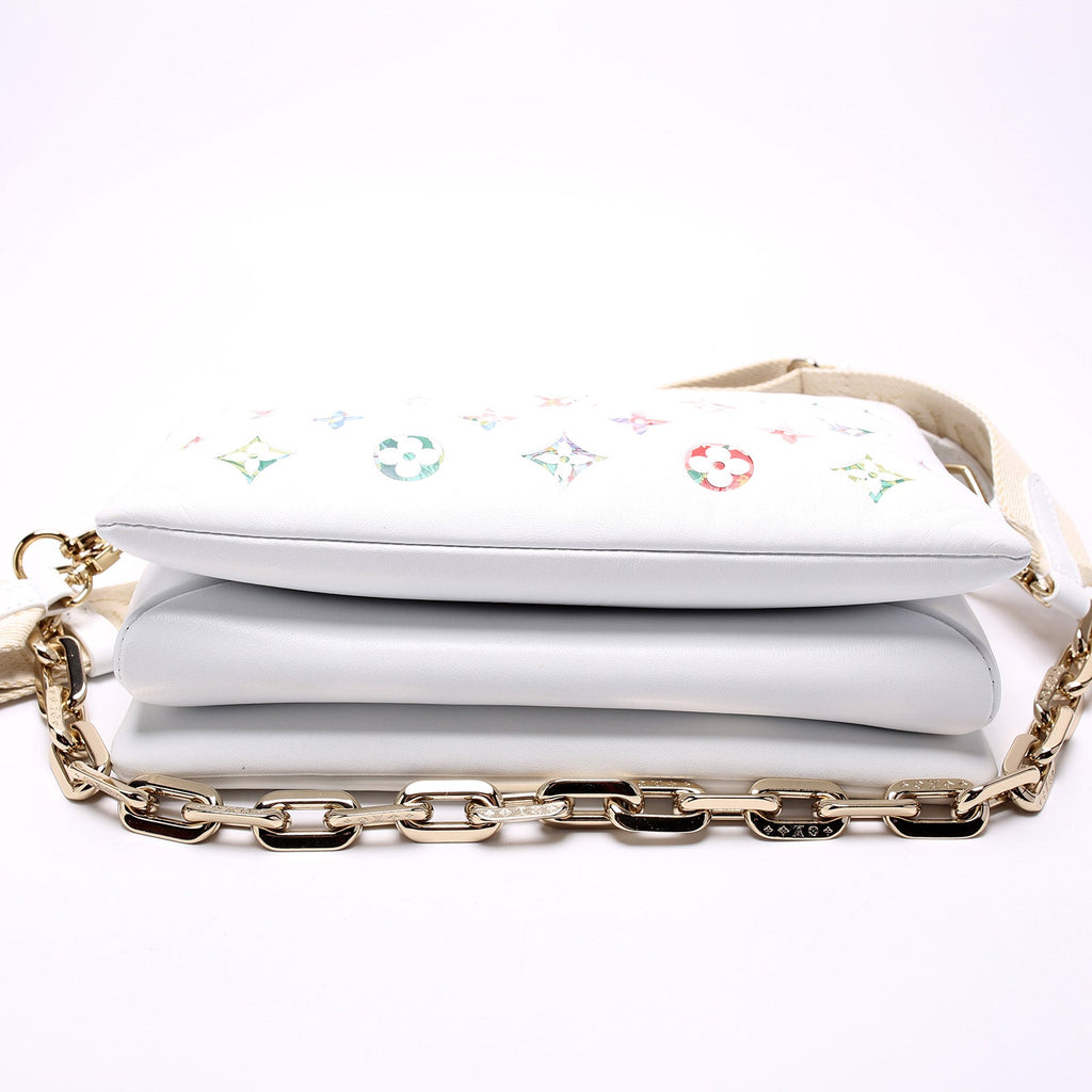 Coussin PM LV Garden Lambskin