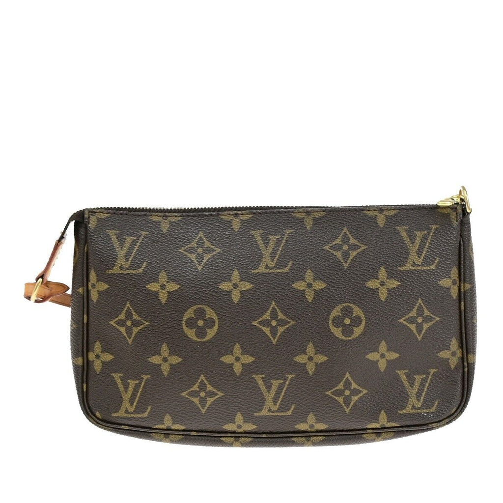 Louis Vuitton Pochette Accessoires  Canvas Clutch Bag
