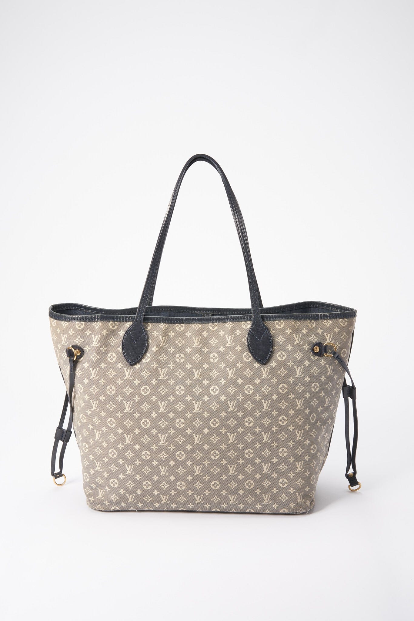 Louis Vuitton Neverfull MM in Navy Blue Monogram Canvas