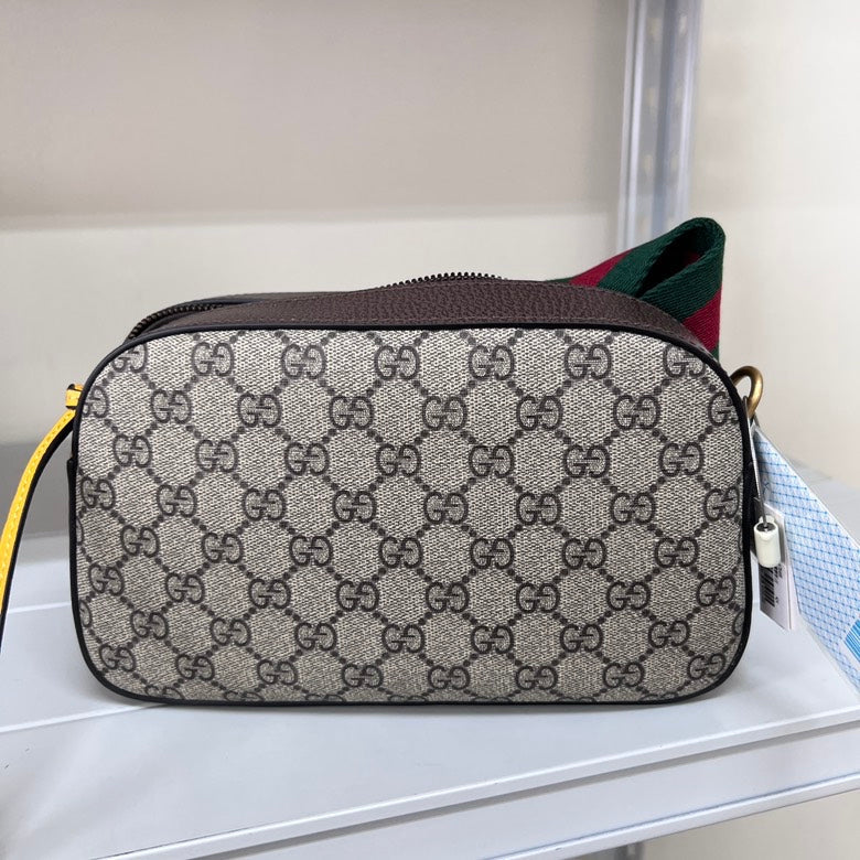 Gucci Gucci Supreme Neo Vintage Messenger Crossbody Bag,Beige