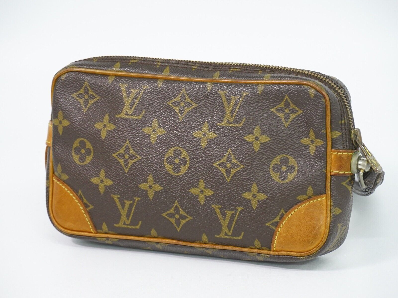Louis Vuitton Marly Dragonne  Canvas Clutch Bag