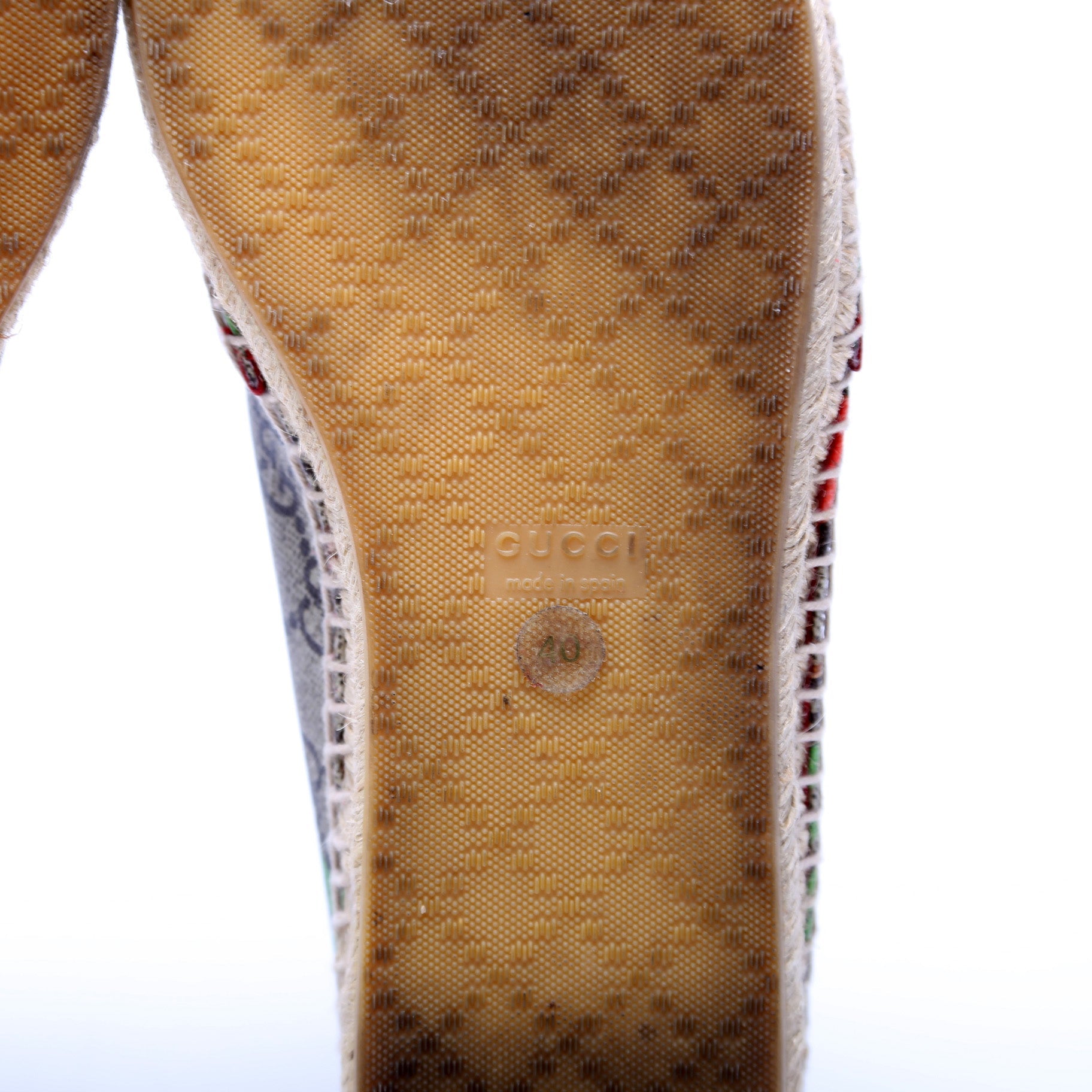 Gucci GG Espadrilles Size 40