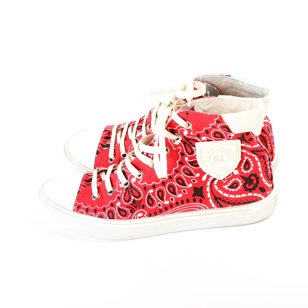 Saint Laurent High Top Sneakers Size 38