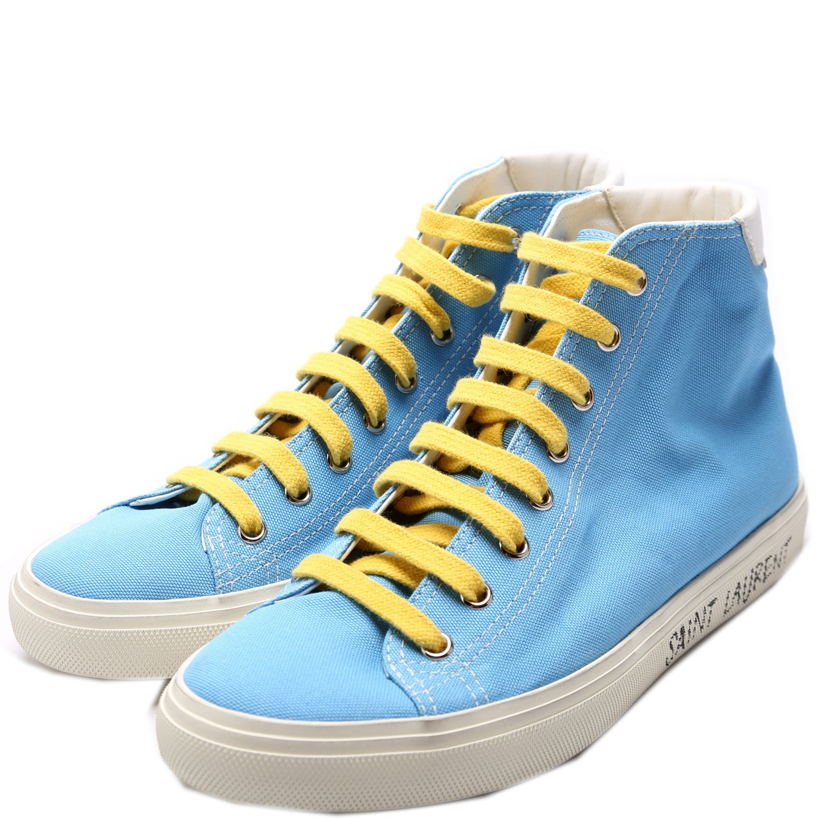 Saint Laurent Malibu High Top Sneakers Size 38
