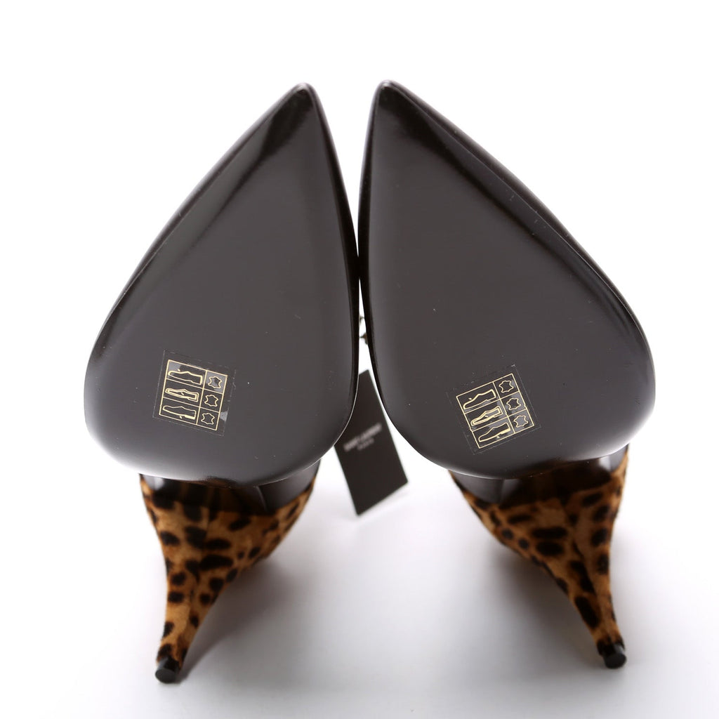 Saint Laurent Ankle Booties Leather/Calfskin Size 38.5
