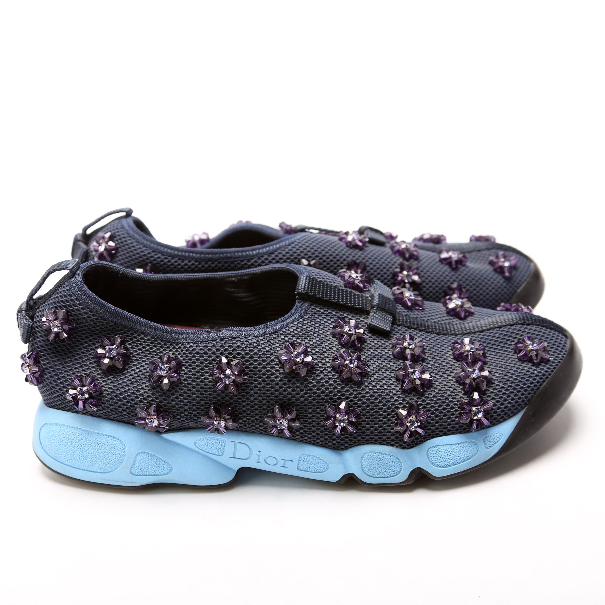 Christian Dior Fusion Mesh Slip On Sneakers Size 39