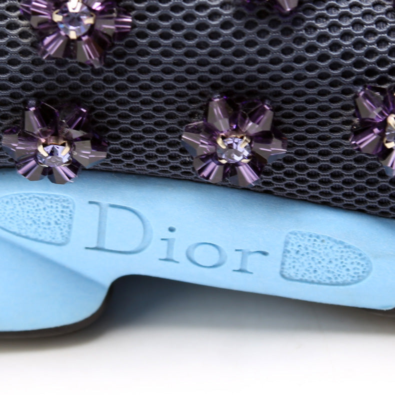 Christian Dior Fusion Mesh Slip On Sneakers Size 39