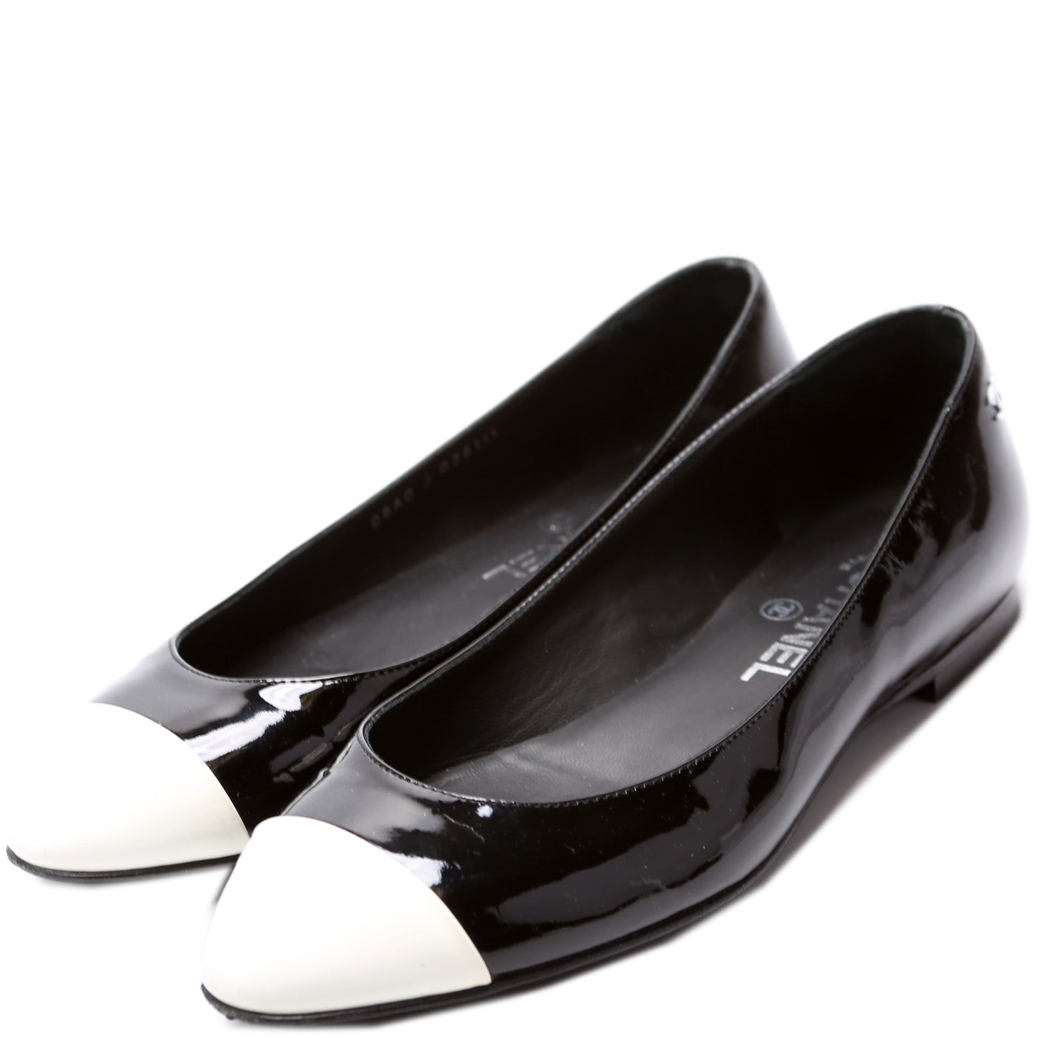 Chanel CC Ballet Flats Size 37.5