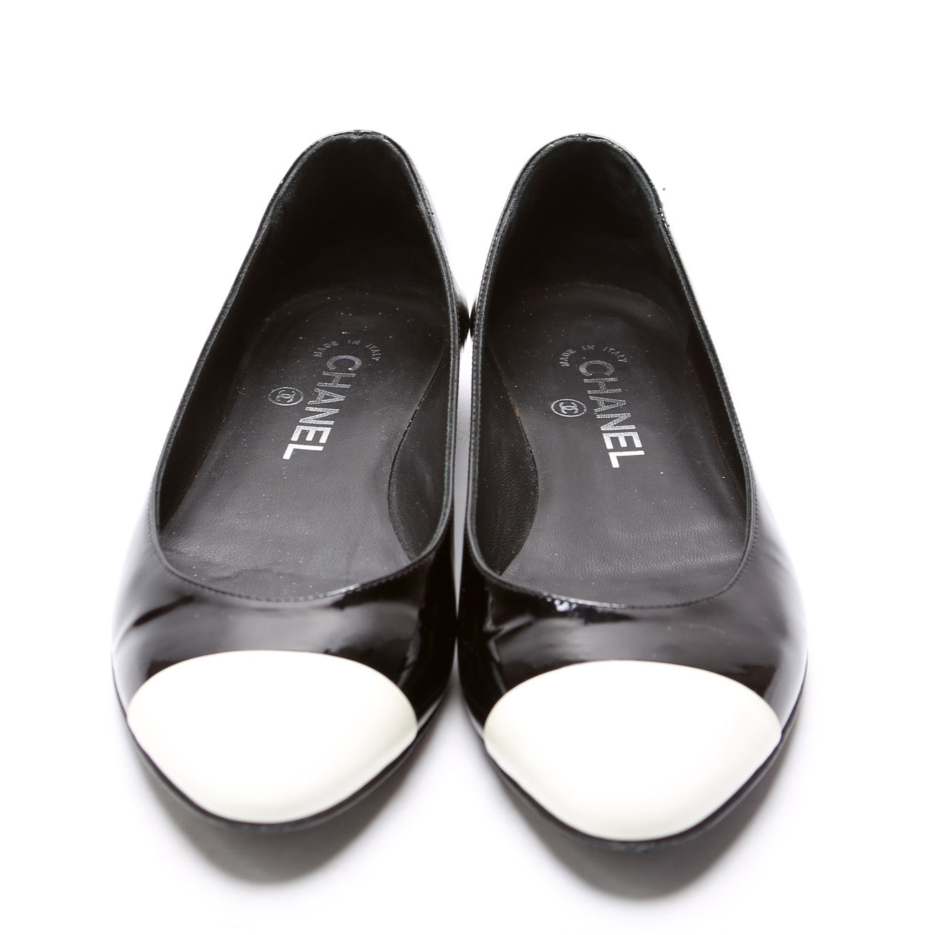 Chanel CC Ballet Flats Size 37.5