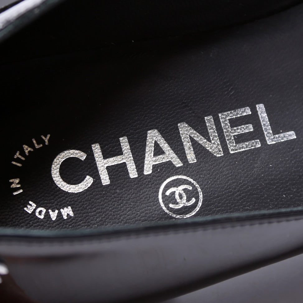 Chanel CC Ballet Flats Size 37.5
