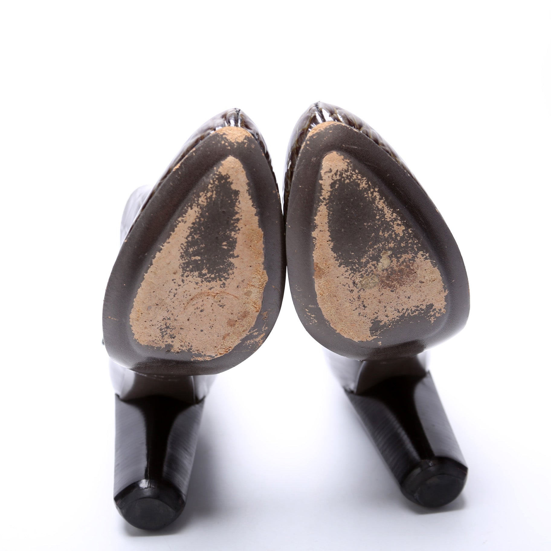 Louis Vuitton Crocodile Leather Ankle Booties Size 38