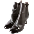 Louis Vuitton Cap Toe Leather Ankle Booties Size 39