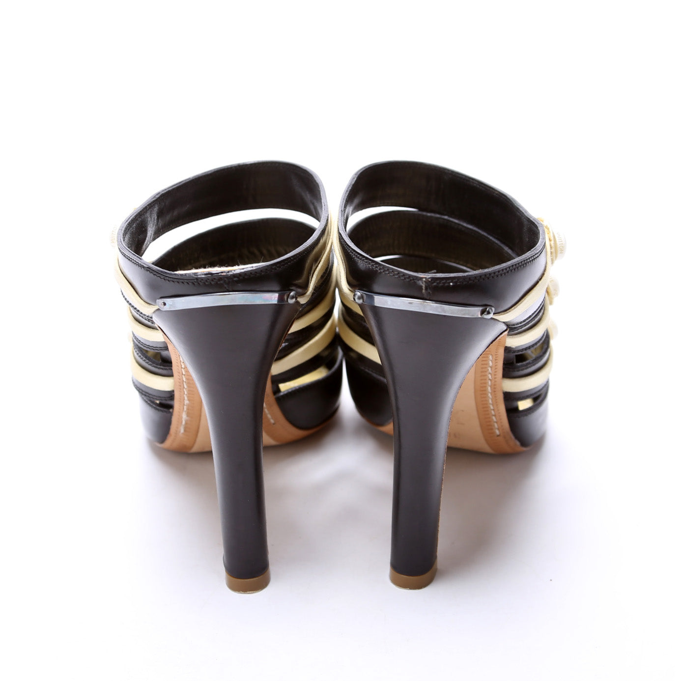 Louis Vuitton Pearl Mule Pumps Size 38