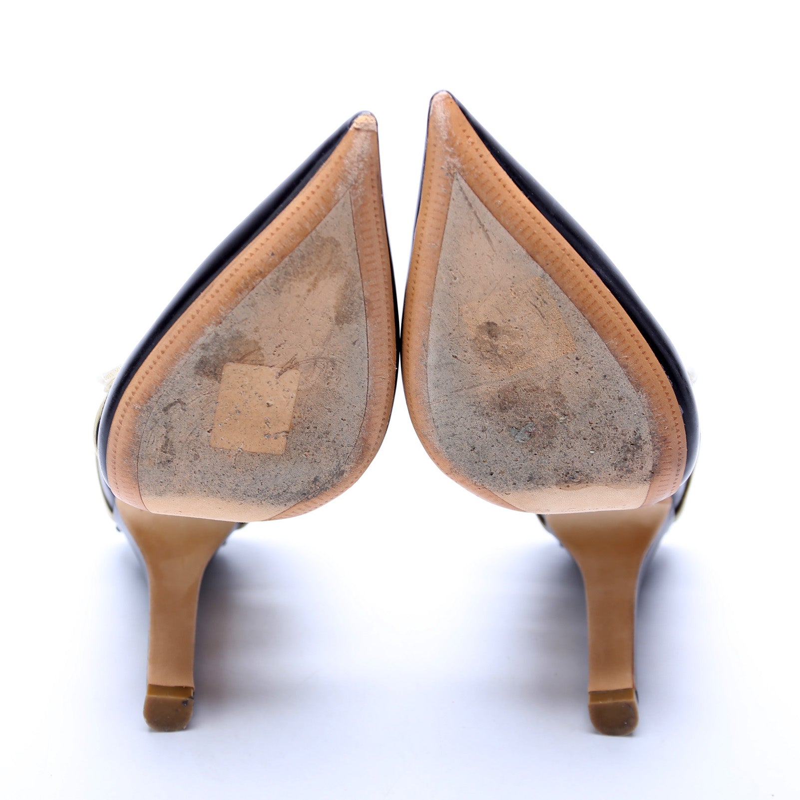 Louis Vuitton Pearl Mule Pumps Size 38