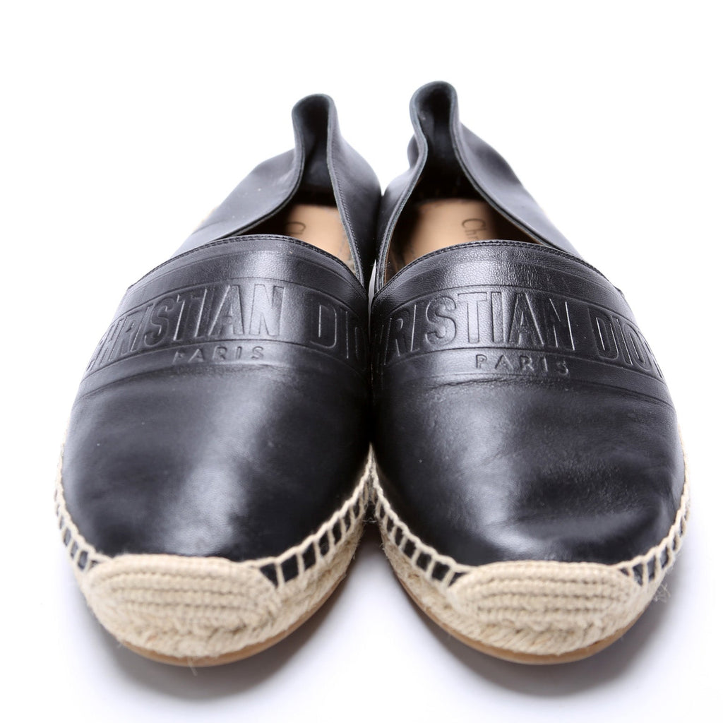 Christian Dior Logo Espadrille Size 38