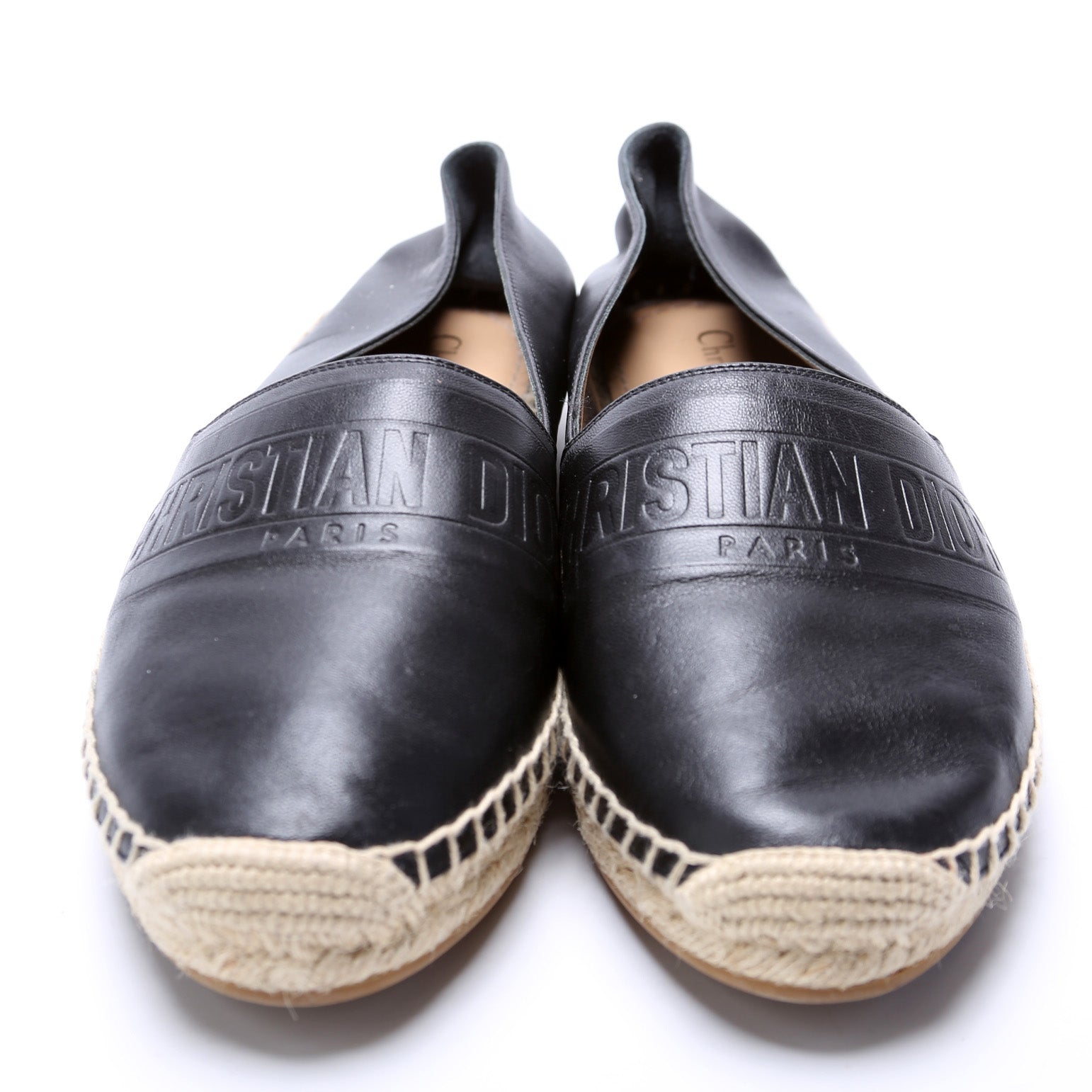 Christian Dior Logo Espadrille Size 38