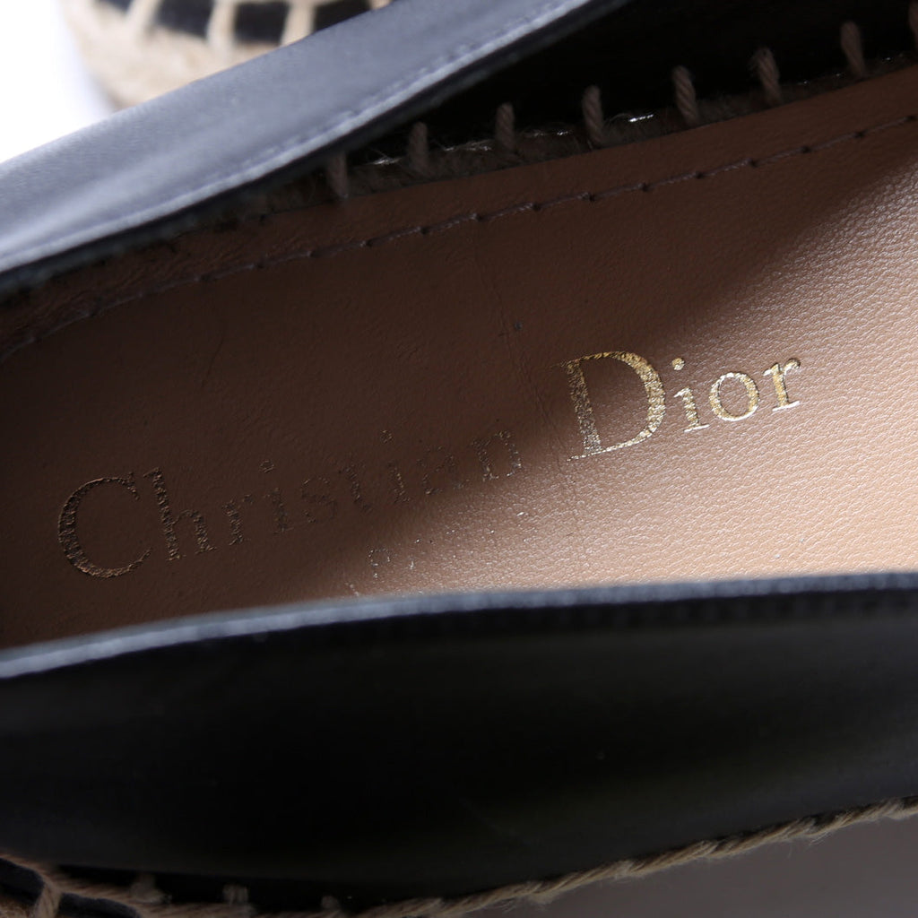 Christian Dior Logo Espadrille Size 38