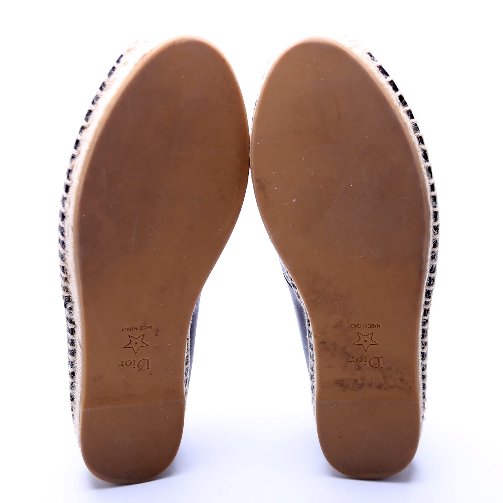 Christian Dior Logo Espadrille Size 38