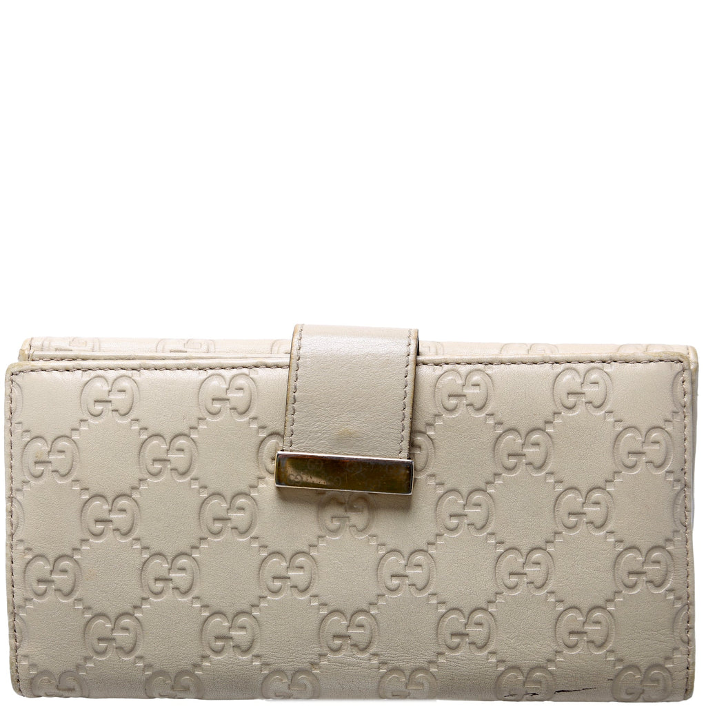 Gucci 212089 Guccissima Continental Flap Wallet