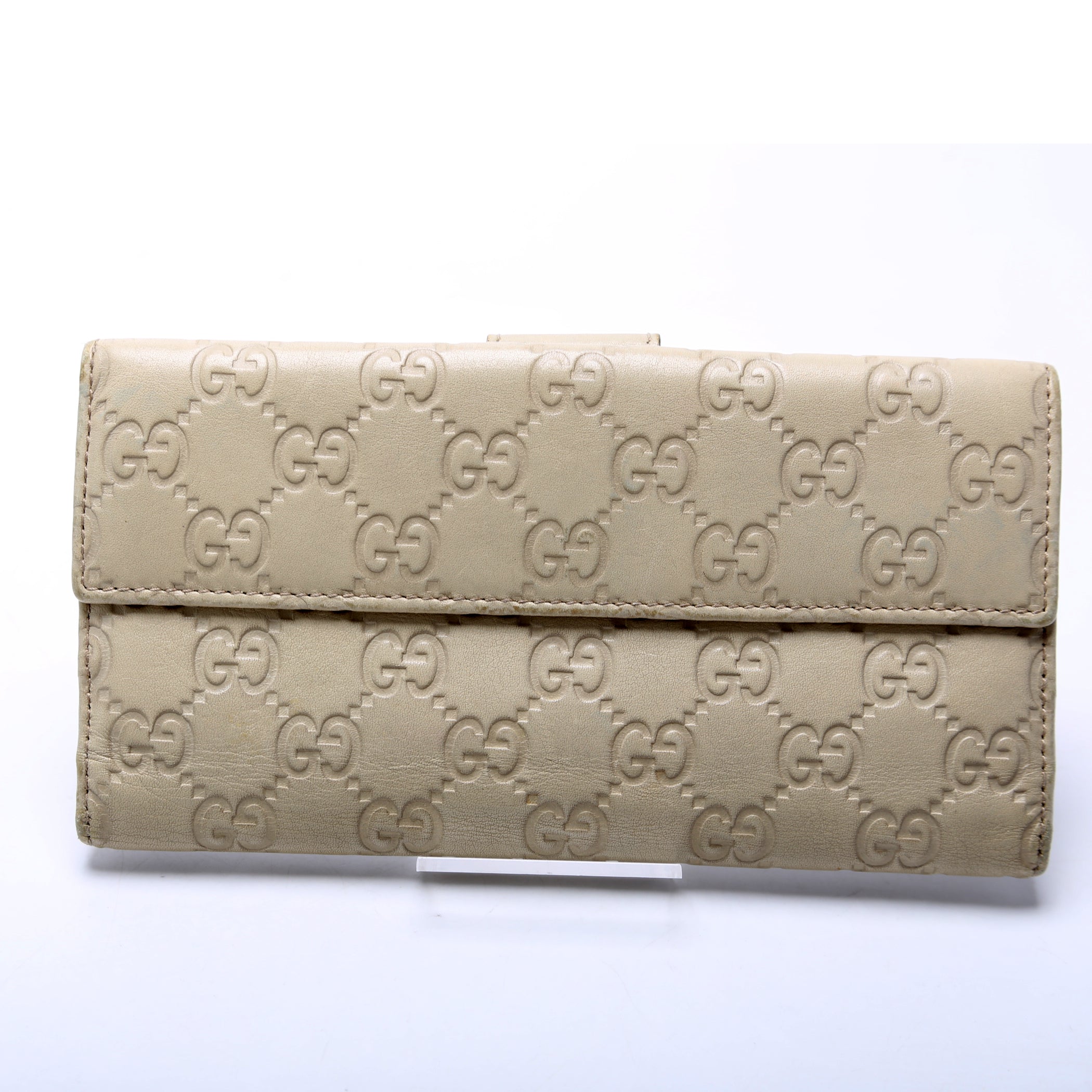 Gucci 212089 Guccissima Continental Flap Wallet