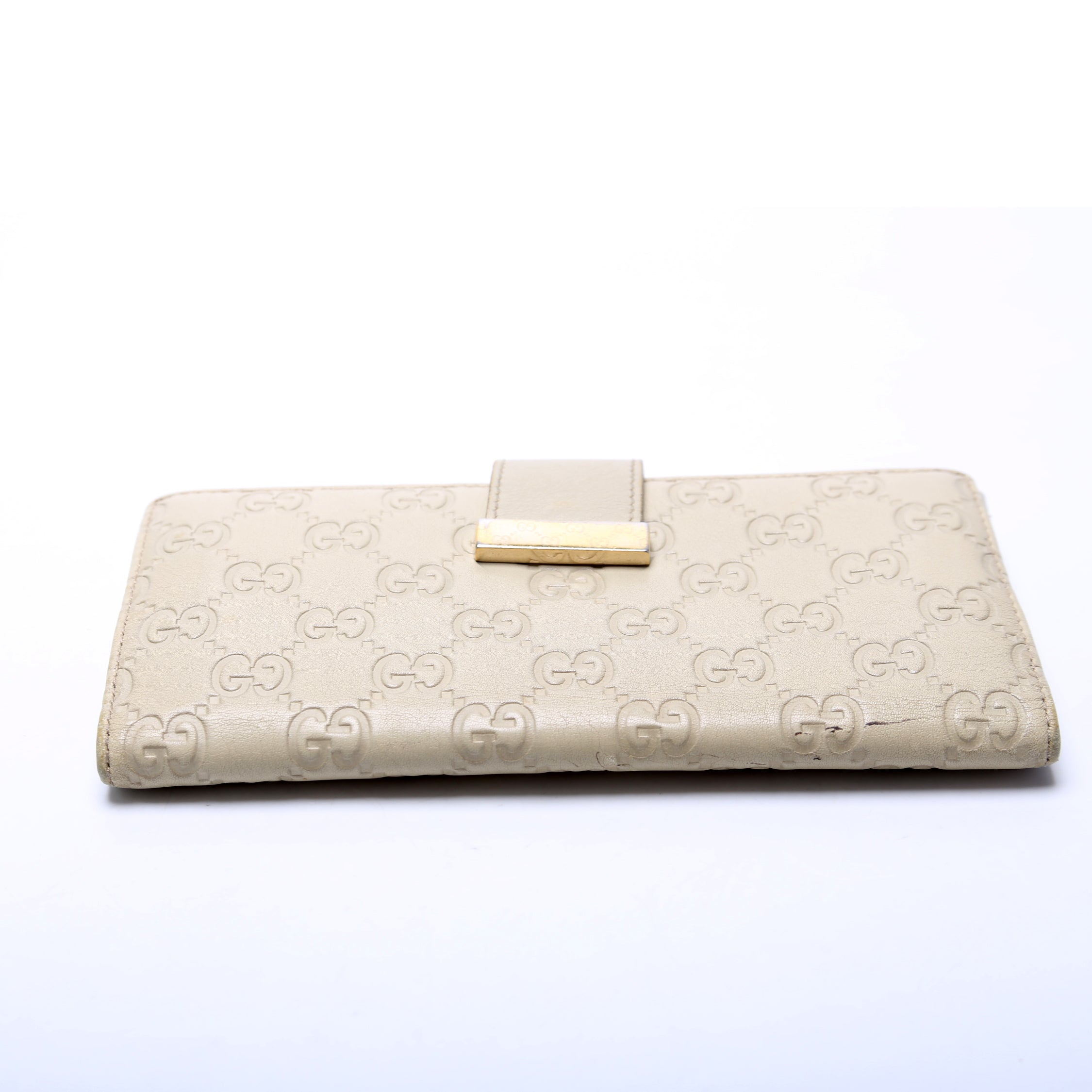 Gucci 212089 Guccissima Continental Flap Wallet