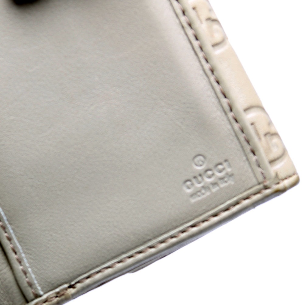 Gucci 212089 Guccissima Continental Flap Wallet