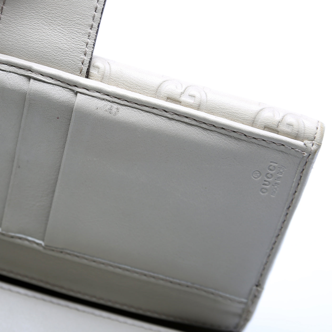 Gucci 212089 Guccissima Continental Flap Wallet