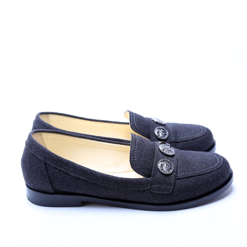 Chanel CC Loafers Size 39.5