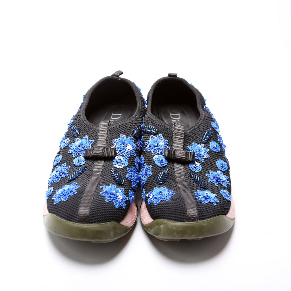 Christian Dior Slip On Embellished Sneakers Size 39.5