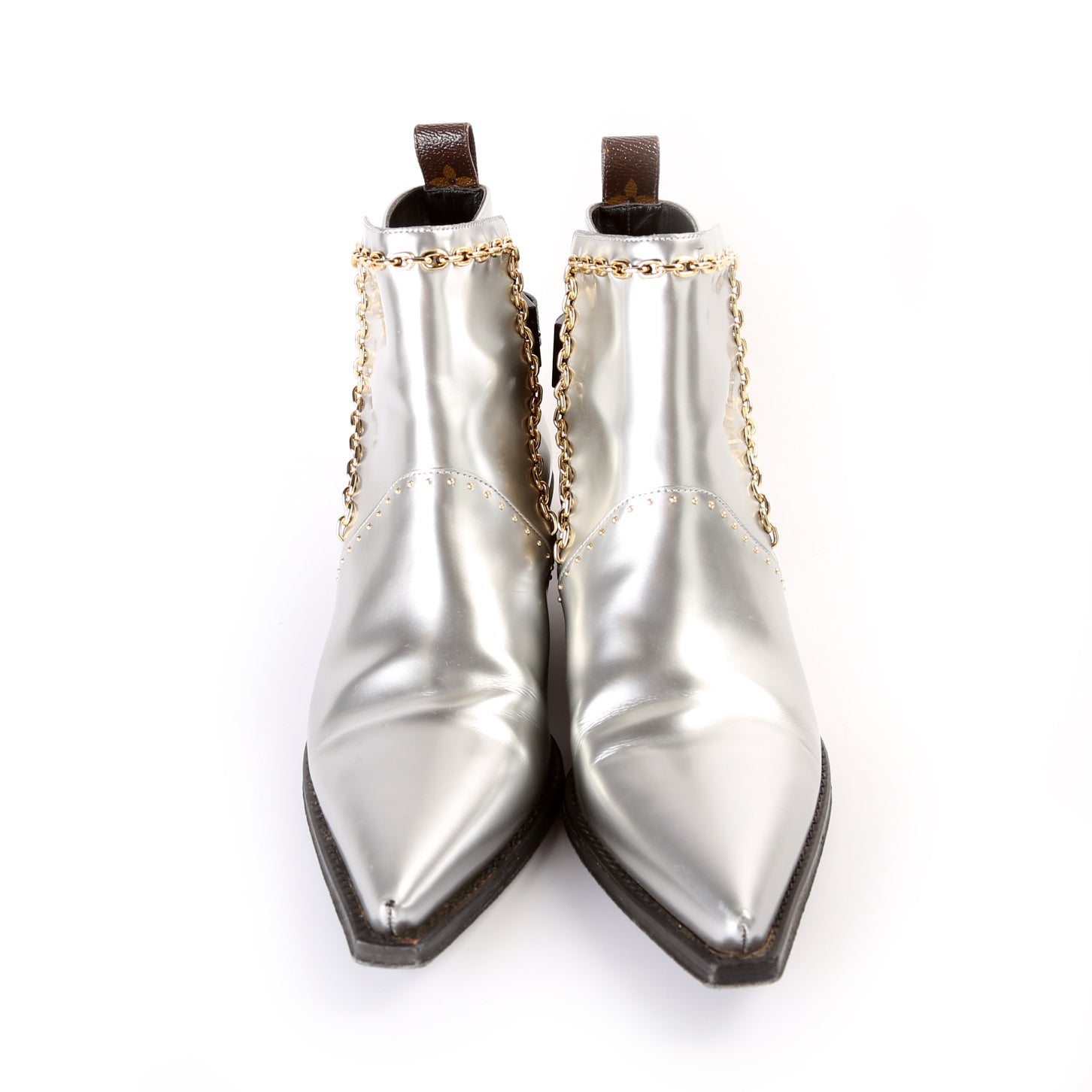 Louis Vuitton Leather Ankle Boots Size 37.5