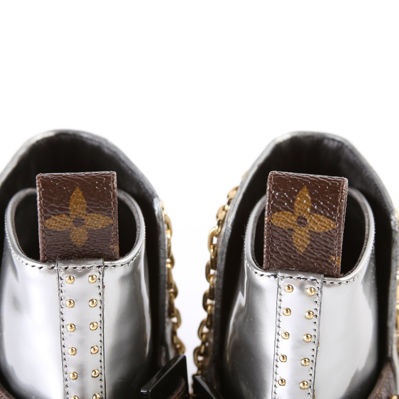 Louis Vuitton Leather Ankle Boots Size 37.5