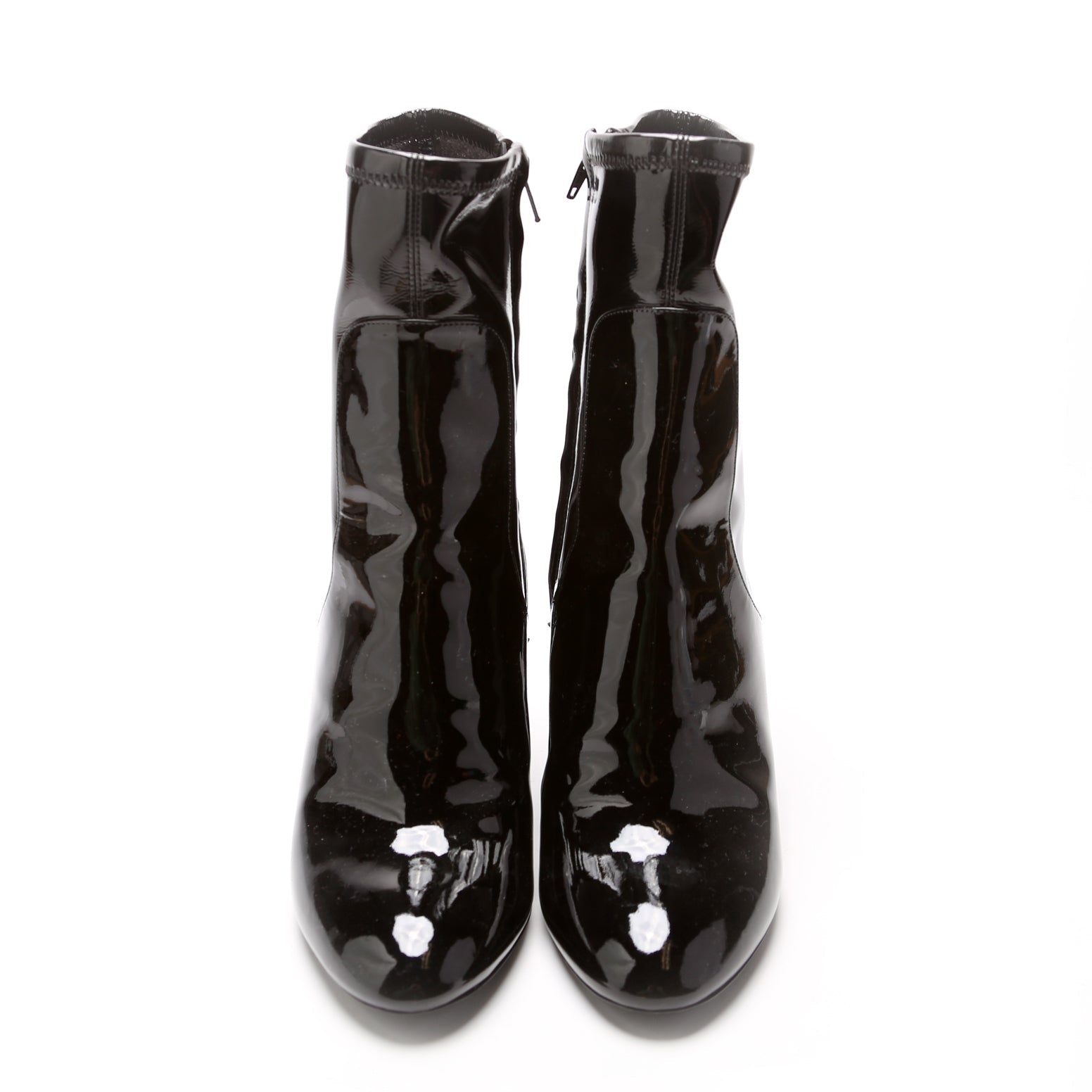 Louis Vuitton Silhouette Patent Ankle Boots Size 39