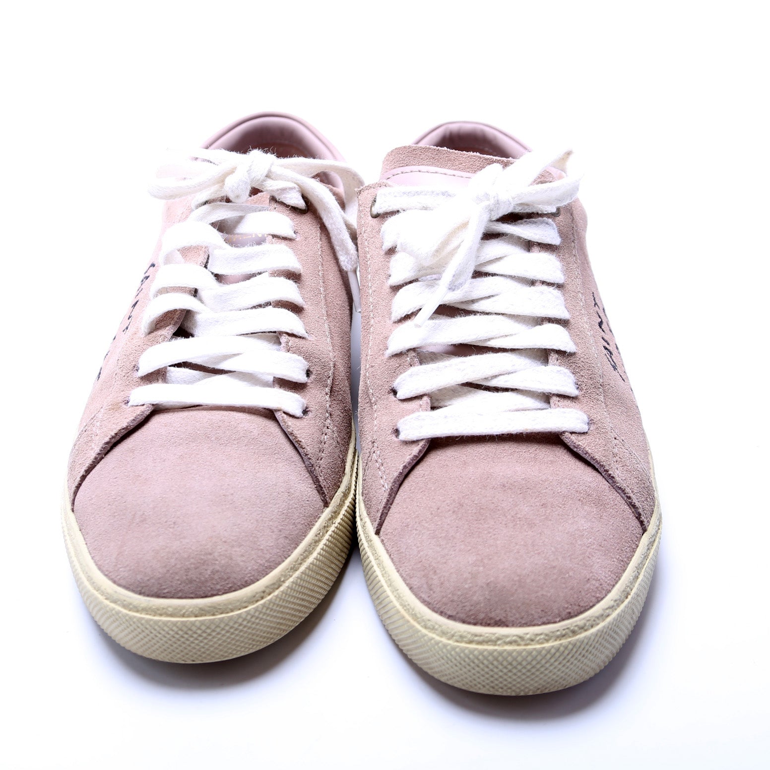 Saint Laurent Court Classic Suede Sneakers Size 38