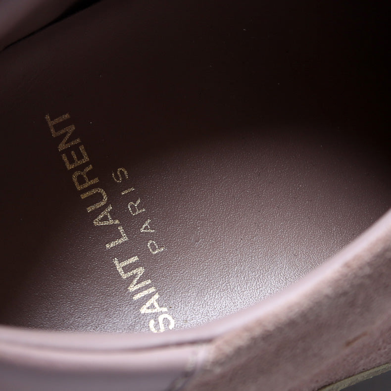 Saint Laurent Court Classic Suede Sneakers Size 38