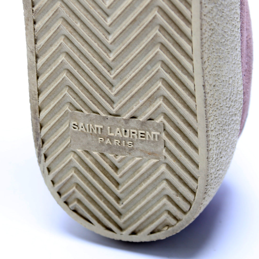 Saint Laurent Court Classic Suede Sneakers Size 38