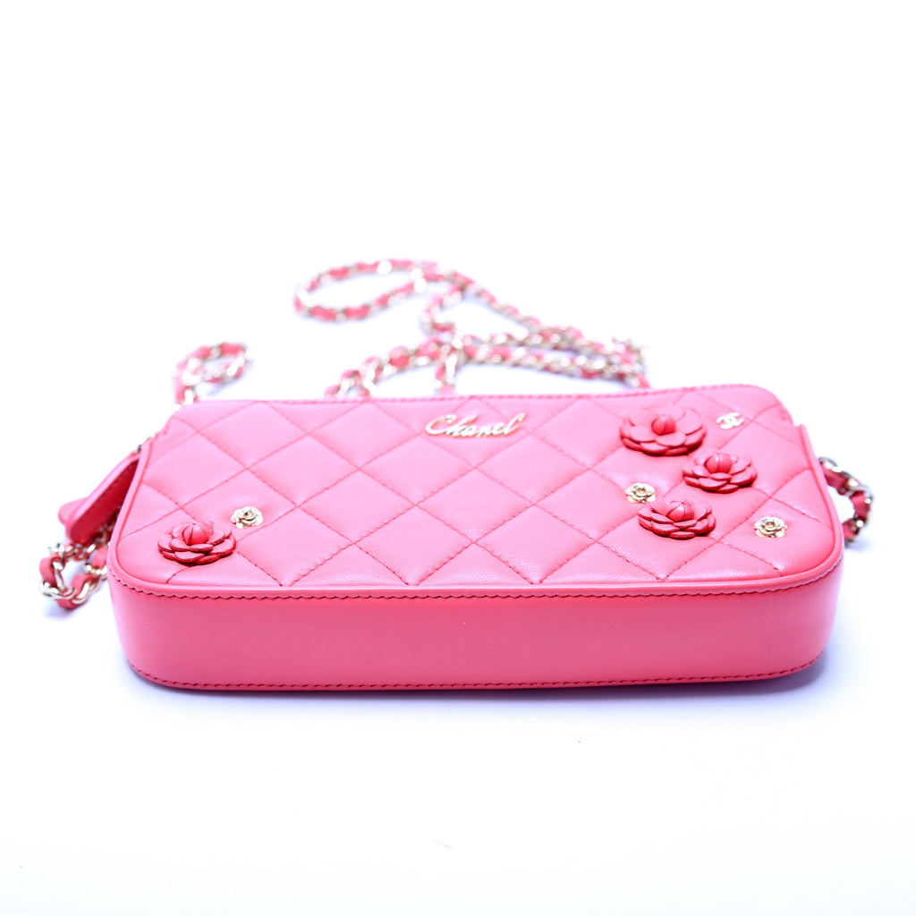 Chanel Double Zip WOC Flowers