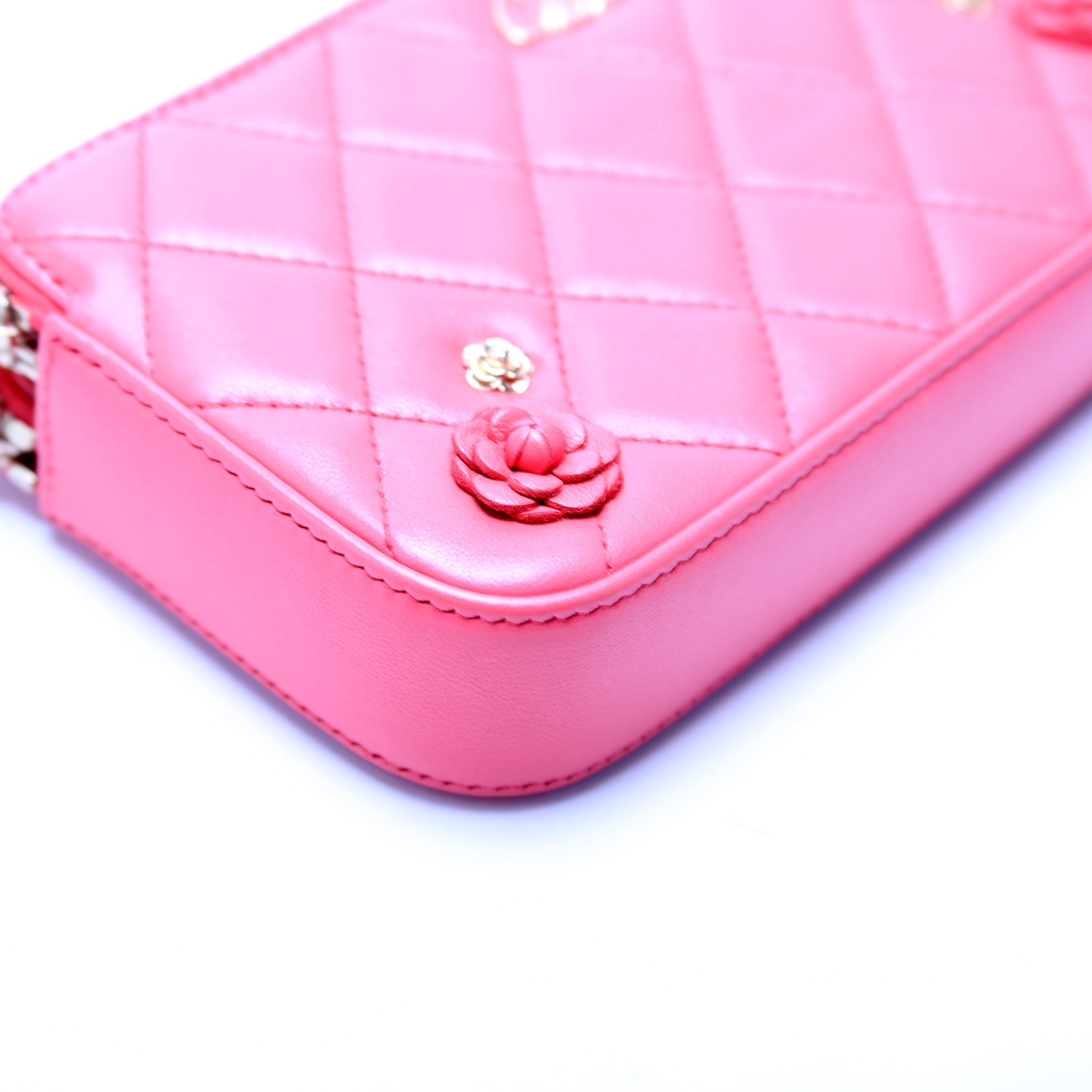 Chanel Double Zip WOC Flowers