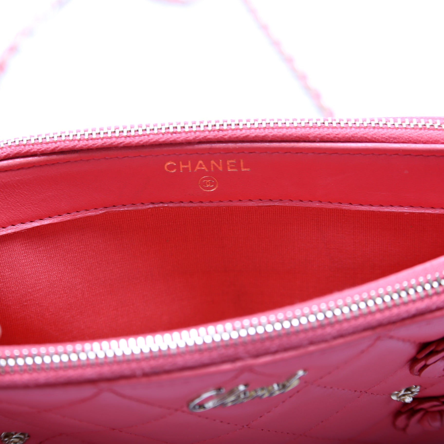Chanel Double Zip WOC Flowers