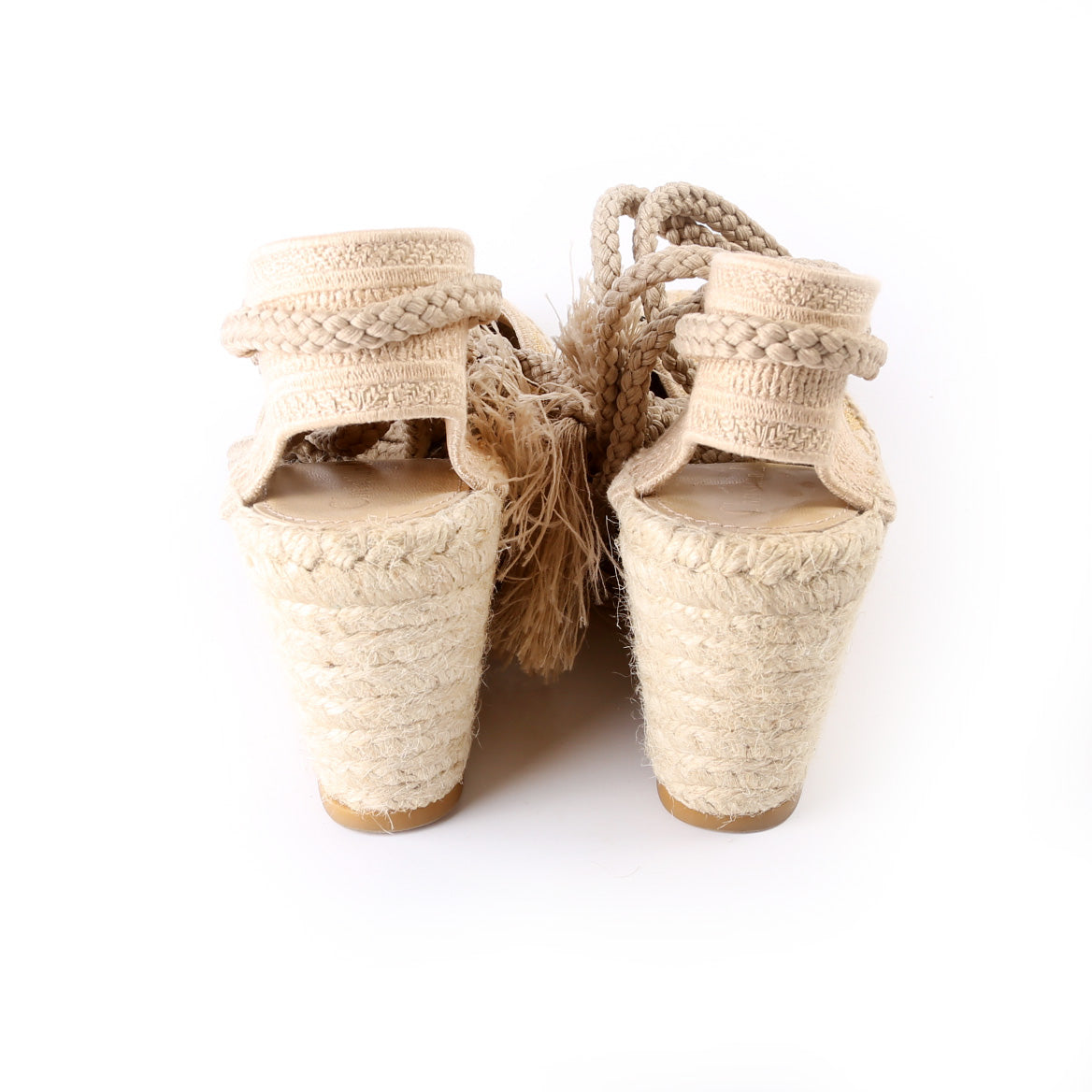 Christian Dior Espadrille Wedges Size 37.5