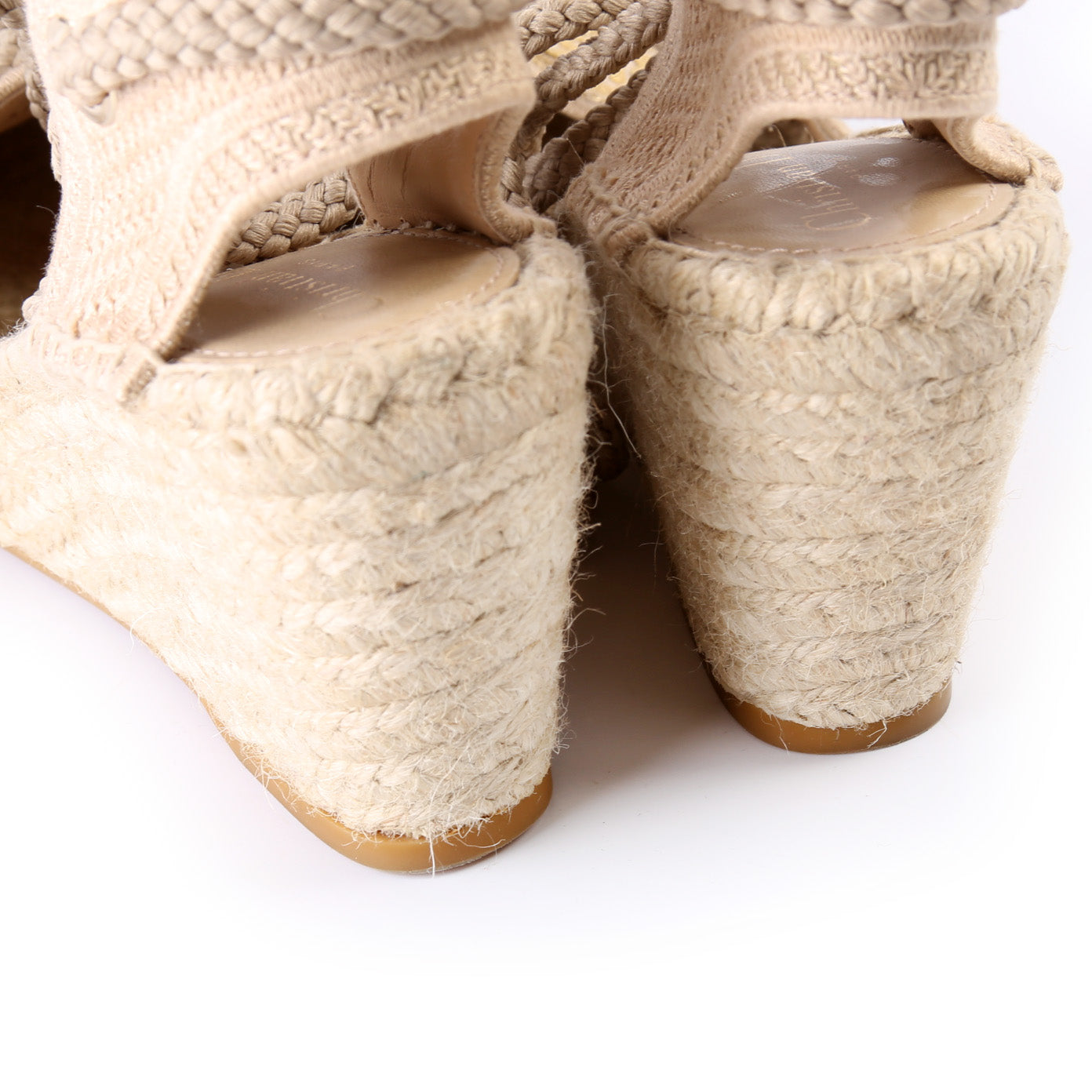 Christian Dior Espadrille Wedges Size 37.5