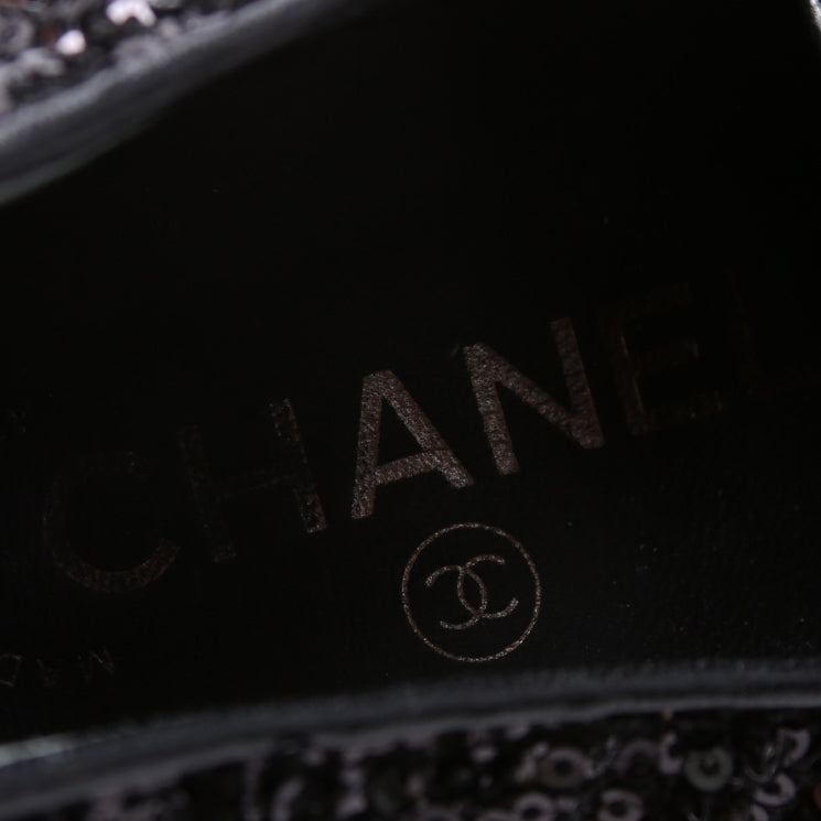 Chanel Logo Oxfords Size 38