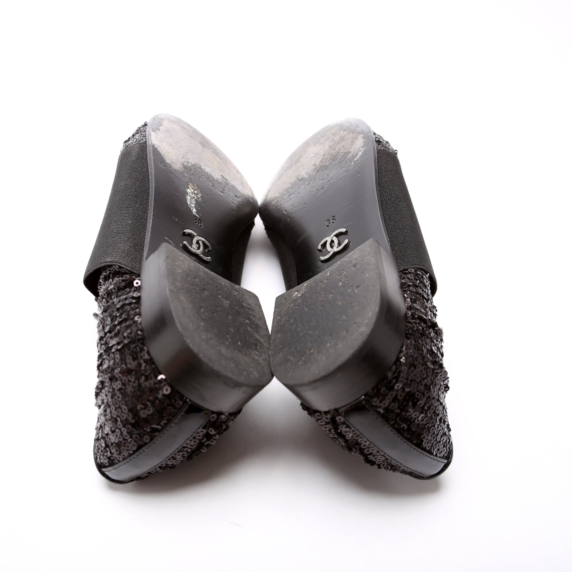 Chanel Logo Oxfords Size 38
