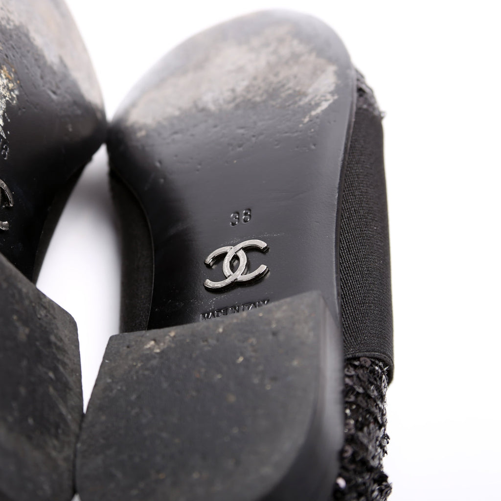 Chanel Logo Oxfords Size 38