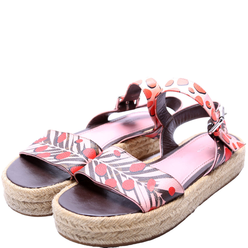 Louis Vuitton Platform Espadrille Sandals Size 37