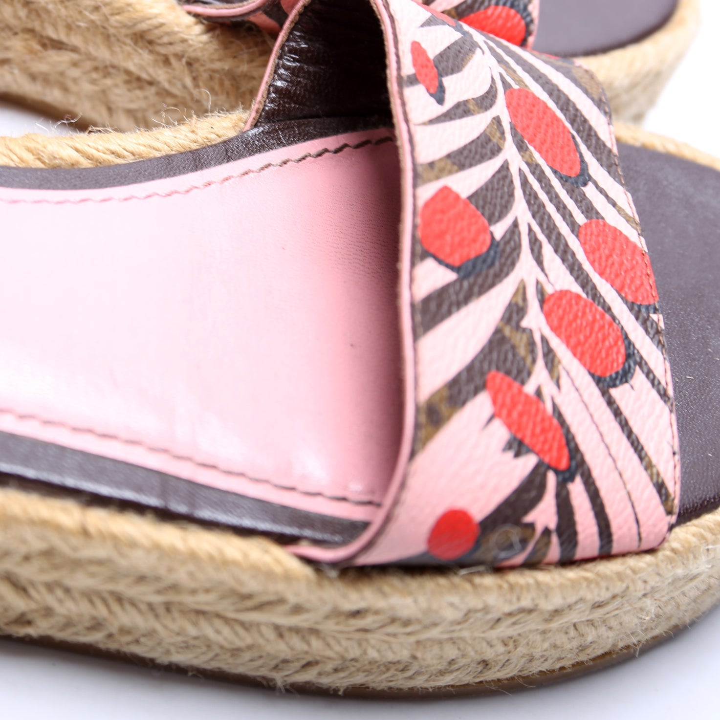 Louis Vuitton Platform Espadrille Sandals Size 37